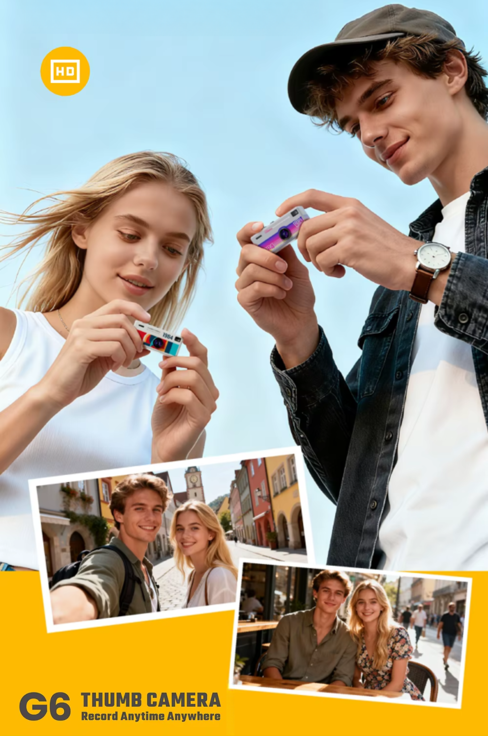 Aparat Cyfrowy Kamerka THUMB CAMERA Keychain